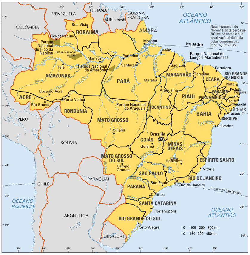 Mapa do Brasil